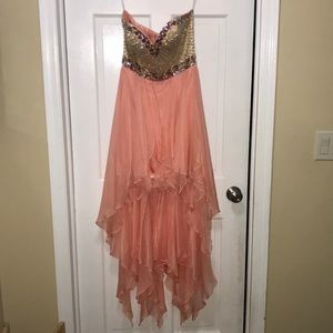 SHERRI HILL HIGH LOW PROM DRESS